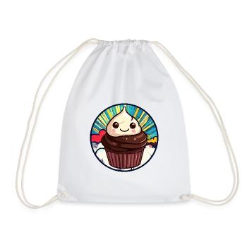 Muffin Cupcake Candy - Sac de sport léger - blanc - Devant