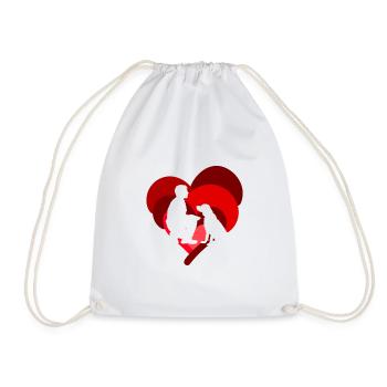 Dog Sports Dog Training Dog Educator - Drawstring Bag - white - Front
