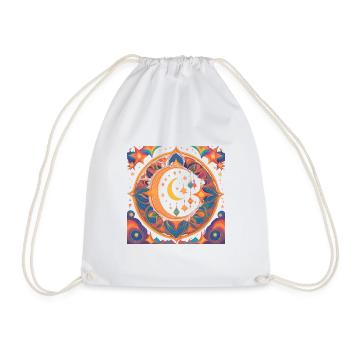 Ramadan Gift Eid Mubarak Islam Allah Muslim - Drawstring Bag - white - Front
