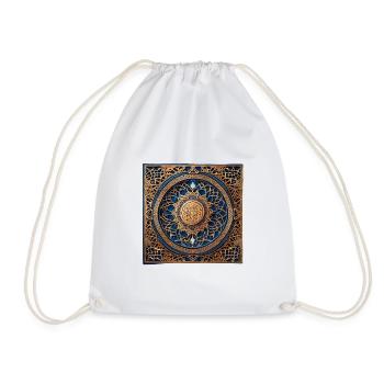 Ramadan Gift Eid Mubarak Islam Allah Muslim - Drawstring Bag - white - Front