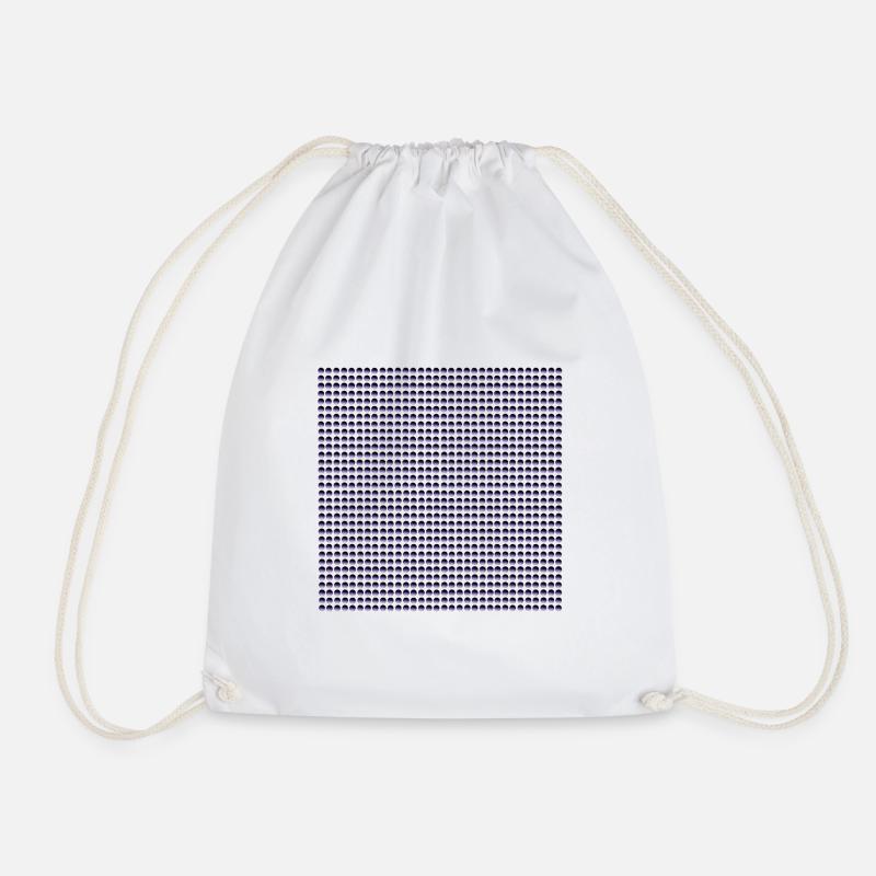 Points - Drawstring Bag - white