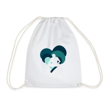 DJ Djing - Drawstring Bag - white - Front