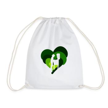Gambling Arcade - Drawstring Bag - white - Front