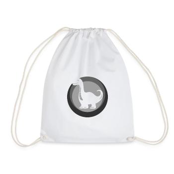 Dinosaurs Dinosaur Rex - Drawstring Bag - white - Front