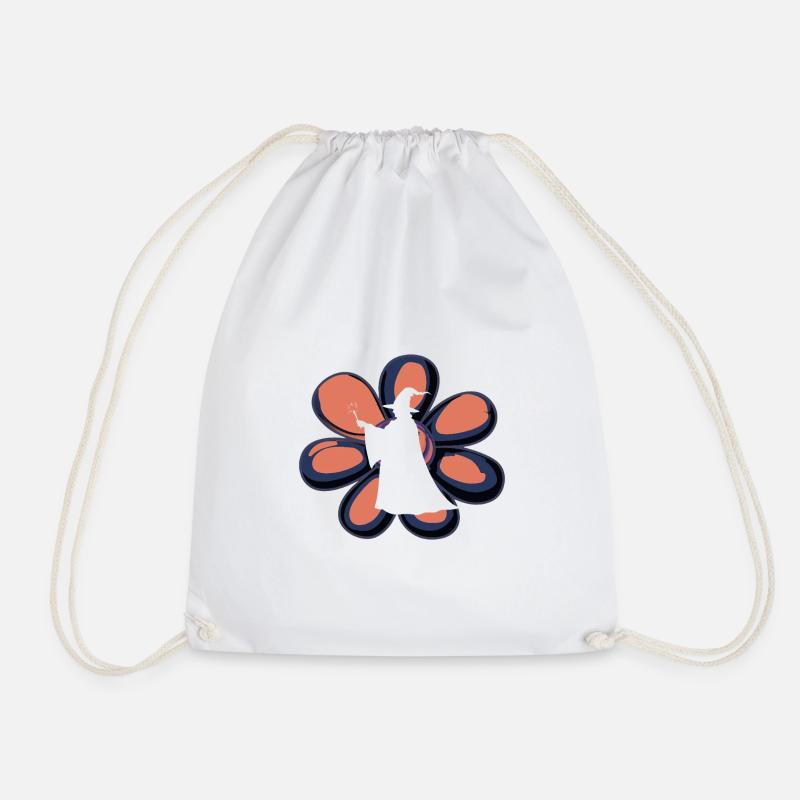 Mage spells - Drawstring Bag - white