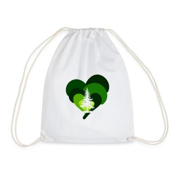 Forêt Bois - Sac de sport léger - blanc - Devant