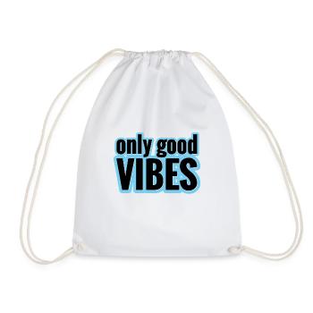 GOOD MOOD - GOOD MOOD - Drawstring Bag - white - Front
