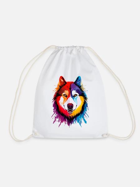 Alaskan Malamute - Turnbeutel - Weiß