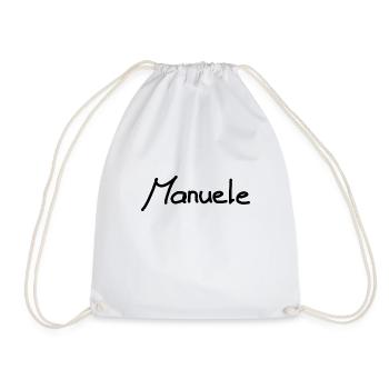 Manuele - Drawstring Bag - white - Front