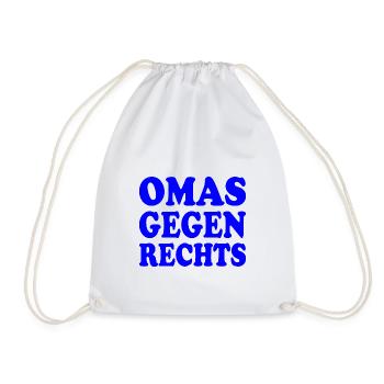 Omas gegen rechts - Turnbeutel - Weiß - Vorne