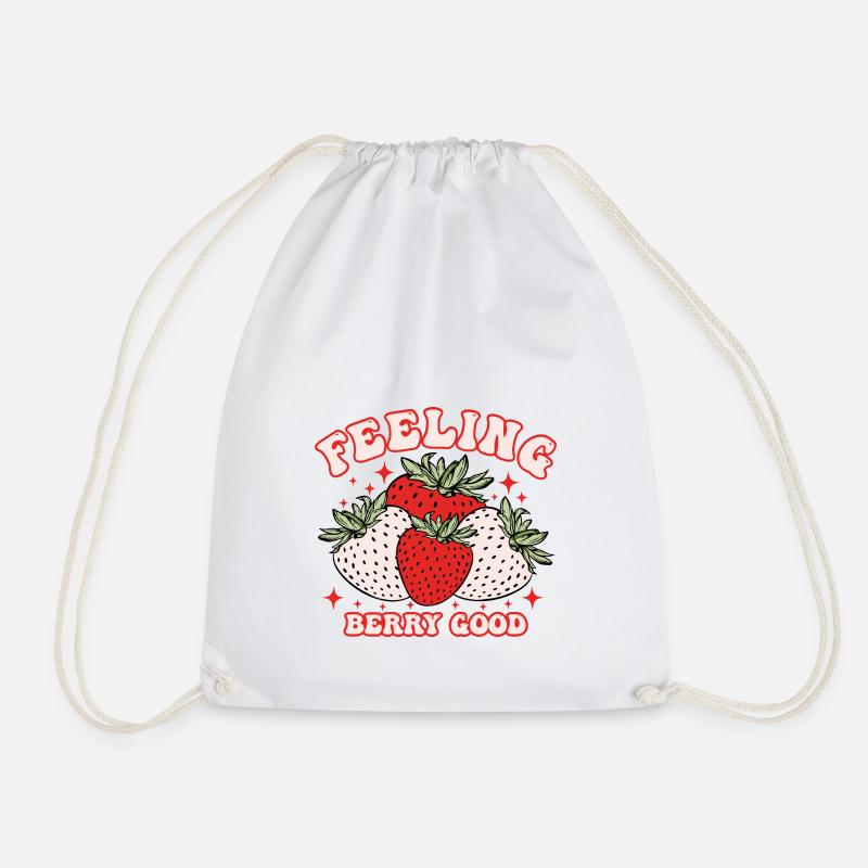 Feeling berry good - Turnbeutel - Weiß
