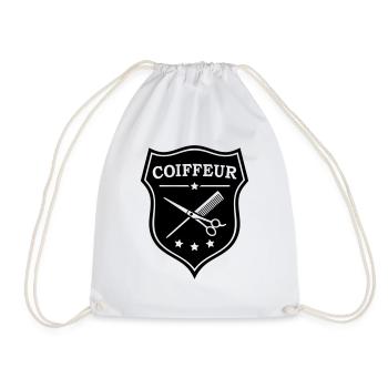 Coiffeur Stylist Barbier Hairdresser Styling - Turnbeutel - Weiß - Vorne