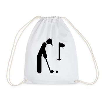 einlochen___f1 - Sac de sport léger - blanc - Devant