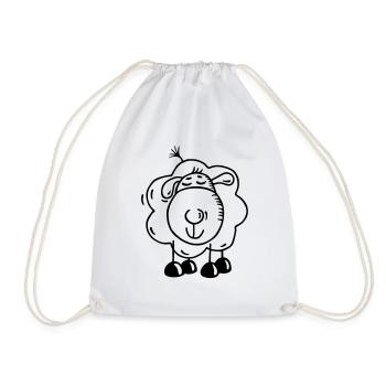 Rêver Sheep - Sac de sport léger - blanc - Devant