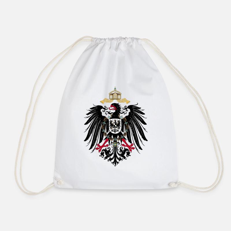 Reichsadler 1889 - Turnbeutel - Weiß