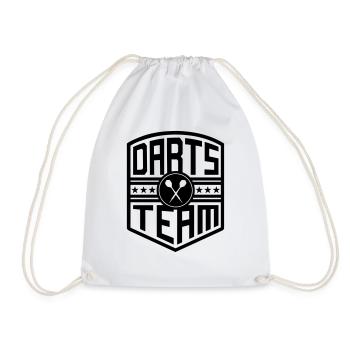 Darts Team (Crest) 01 - Drawstring Bag - white - Front