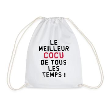 Cocu / Cocue / Adultère / Fidèle / Mariage / Sexe - Sac de sport léger - blanc - Devant