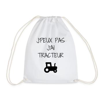 Agriculture Farming Farmer Agriculteur Landwirt - Drawstring Bag - white - Front