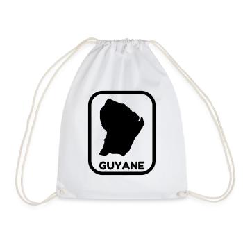 Guyane / 973 / Gwiyann / Gwiyan - Sac de sport léger - blanc - Devant