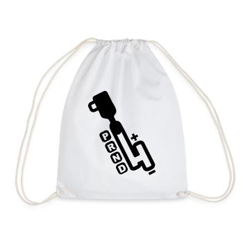 Boîte de vitesse automatique - Sac de sport léger - blanc - Devant