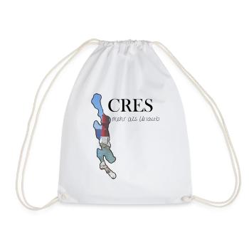 Island of Cres - more than just a vacation - Drawstring Bag - white - Front