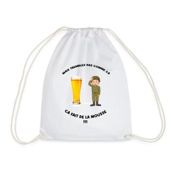 T shirt humour cadeau serie film - Sac de sport léger - blanc - Devant