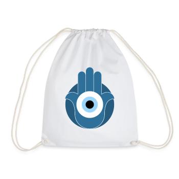 Nazar - Drawstring Bag - white - Front