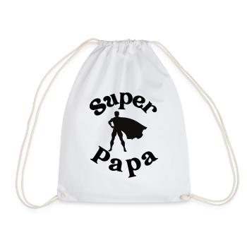 Super Papa - Sac de sport léger - blanc - Devant
