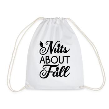 21 nuts about fall - Turnbeutel - Weiß - Vorne