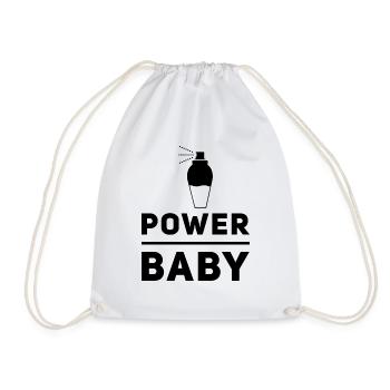 Bébé Puissance - Sac de sport léger - blanc - Devant