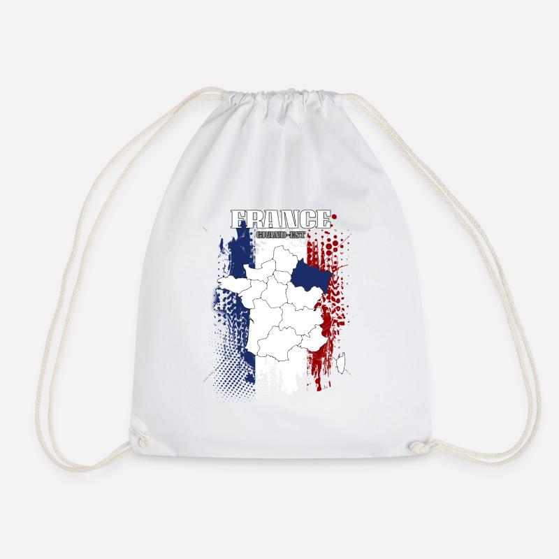 Grand Est - Drawstring Bag - white