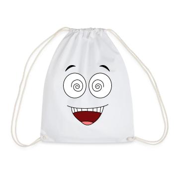 Visage fou - Sac de sport léger - blanc - Devant