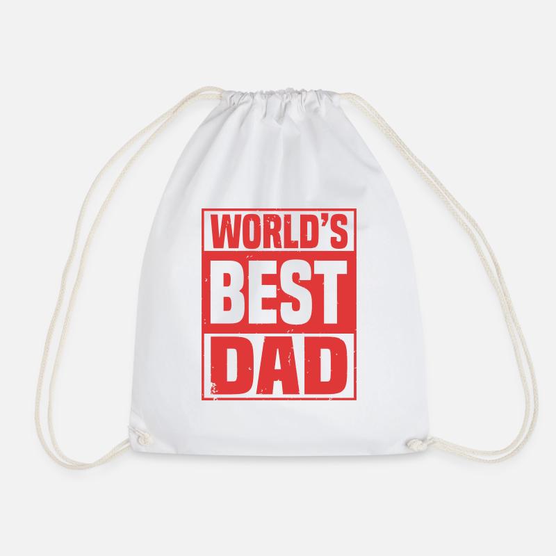 Bester Vater der Welt Design - Turnbeutel - Weiß