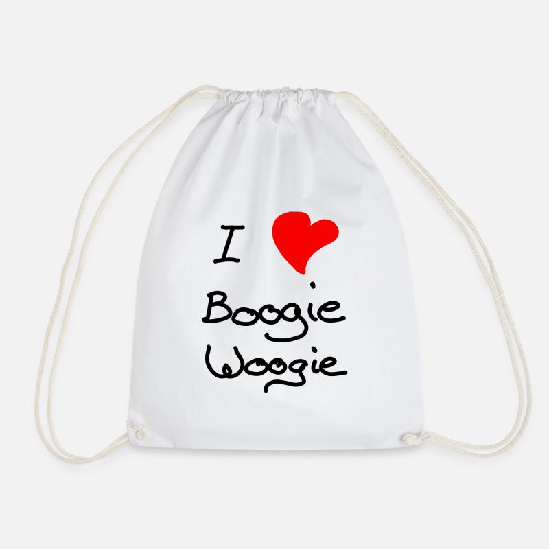 Boogiewoogielove - Turnbeutel - Weiß