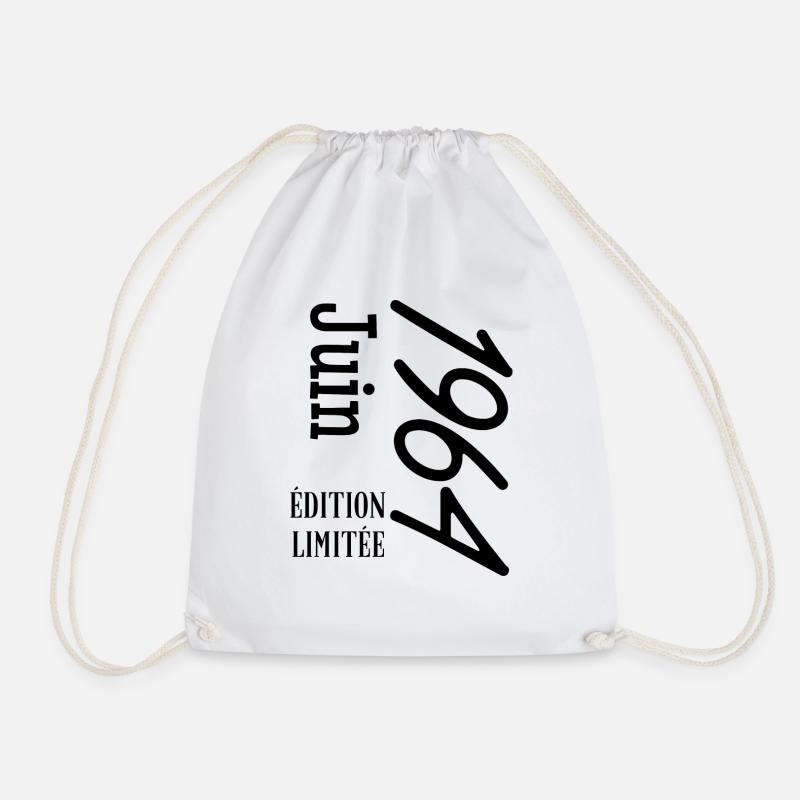 limited edition June 1964 - Drawstring Bag - white