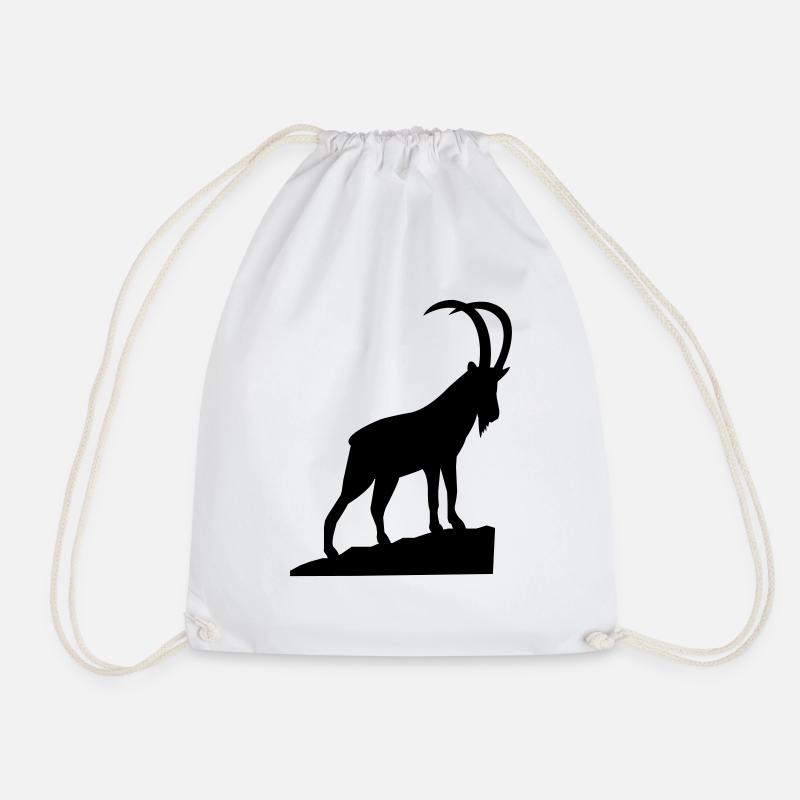steinbock - Turnbeutel - Weiß