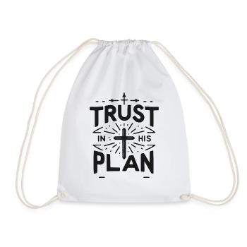 Confiance en son plan - Sac de sport léger - blanc - Devant