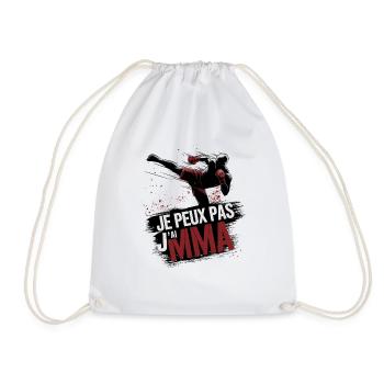 J'peux pas j'ai MMA - Sac de sport léger - blanc - Devant