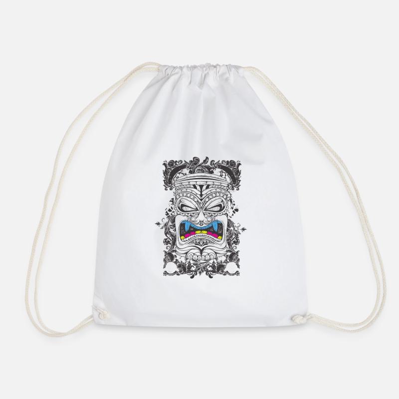 Asian god - Drawstring Bag - white