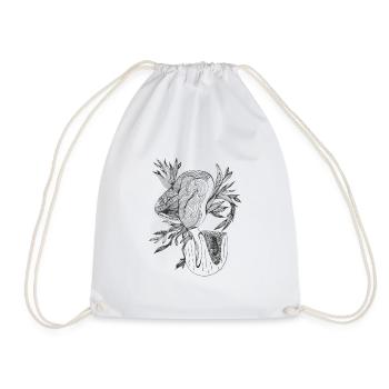 Sous l'océan - Sac de sport léger - blanc - Devant