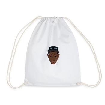 Tyler Wolfgang - Drawstring Bag - white - Front