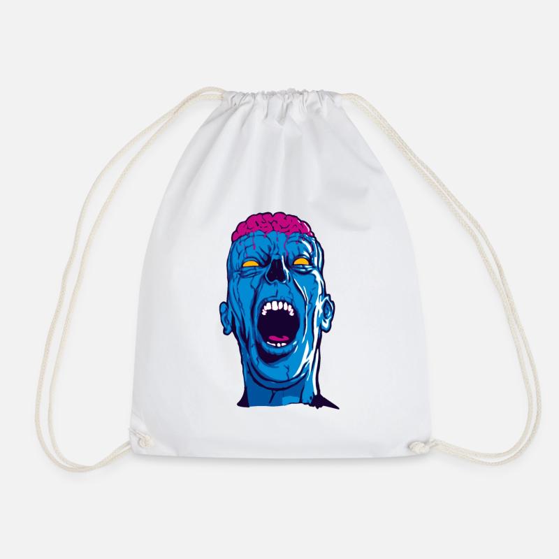 Screaming Zombie - Turnbeutel - Weiß