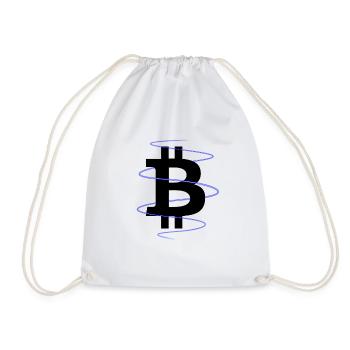 bitcoin - Drawstring Bag - white - Front