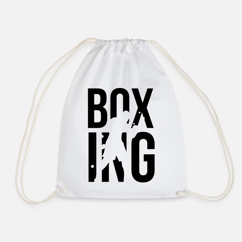 boxing boxen - Turnbeutel - Weiß