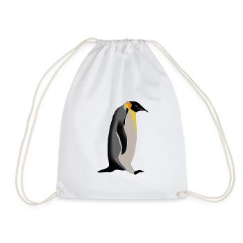 manchot - Sac de sport léger - blanc - Devant
