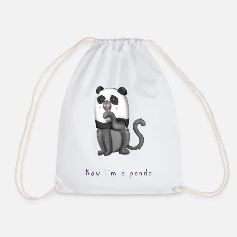 A8 - Drawstring Bag - white
