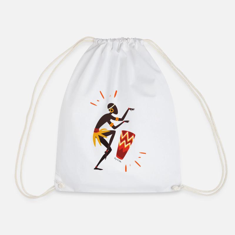 Abou - Drawstring Bag - white