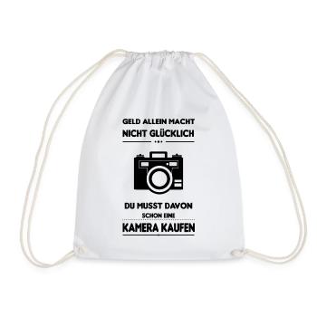 Fotografie Fotografieren Kamera Fotograf Spruch - Turnbeutel - Weiß - Vorne