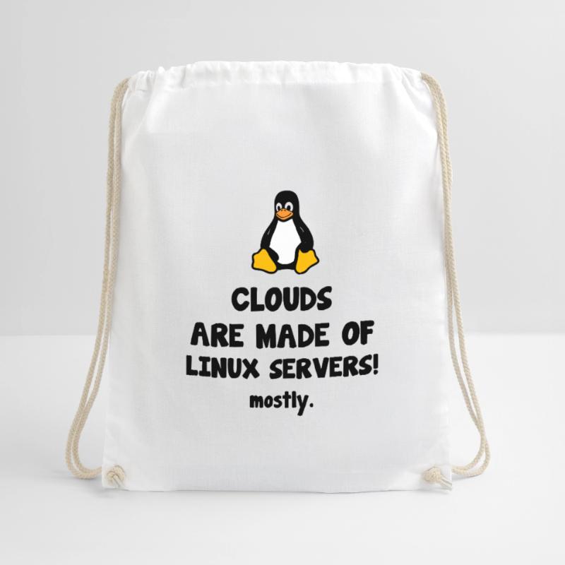 Linux Server Sysadmin Informatiker Spruch Turnbeutel