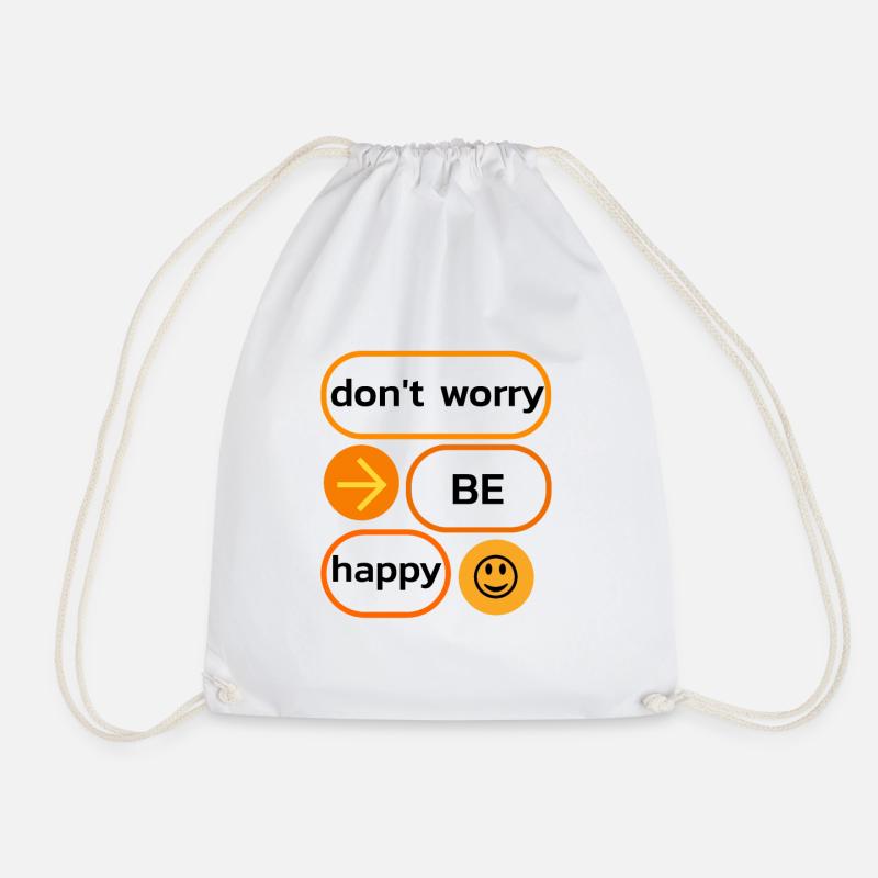 I love clothes / Don´t worry - Turnbeutel - Weiß